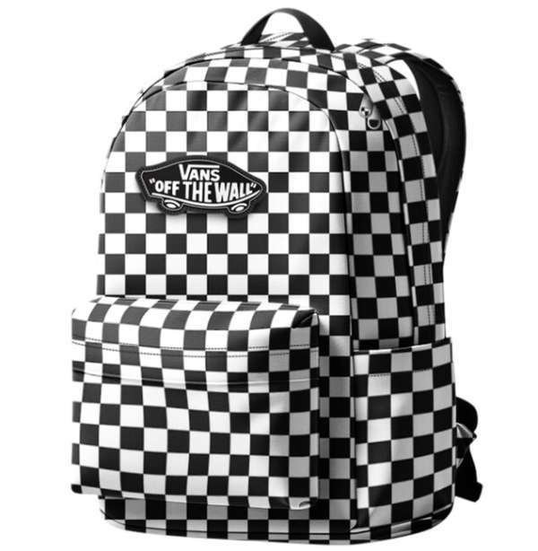 Junior Hatizsak VANS Old Skool Grom Check Backpack CHECKERBOARD Black/White