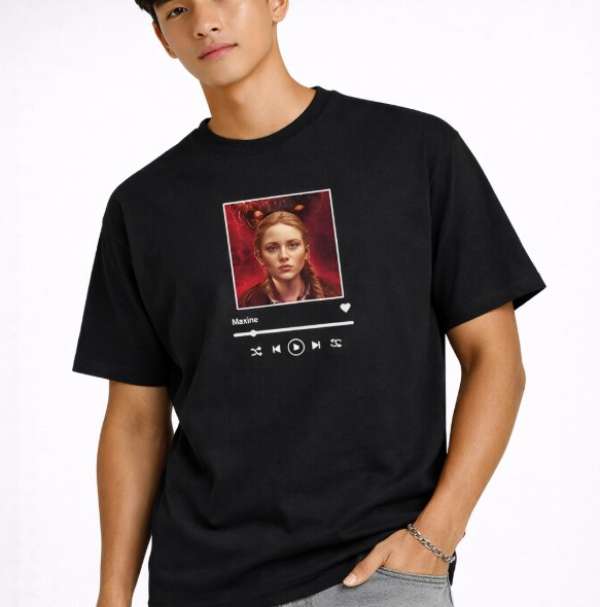 Mr. Tee Stranger Things Dear Billy Heavy Oversize Tee black