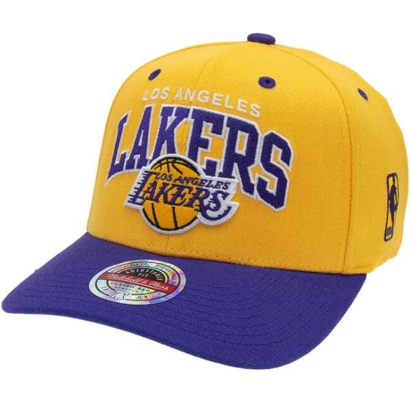 Mitchell & Ness snapback Los Angeles Lakers Team Arch Snapback yellow/purple