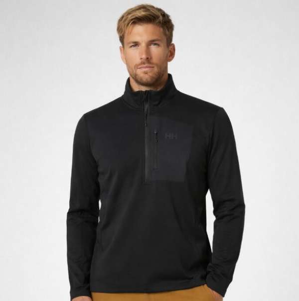 Pulcsi Helly Hansen Versalite Half Zip Fleece Black