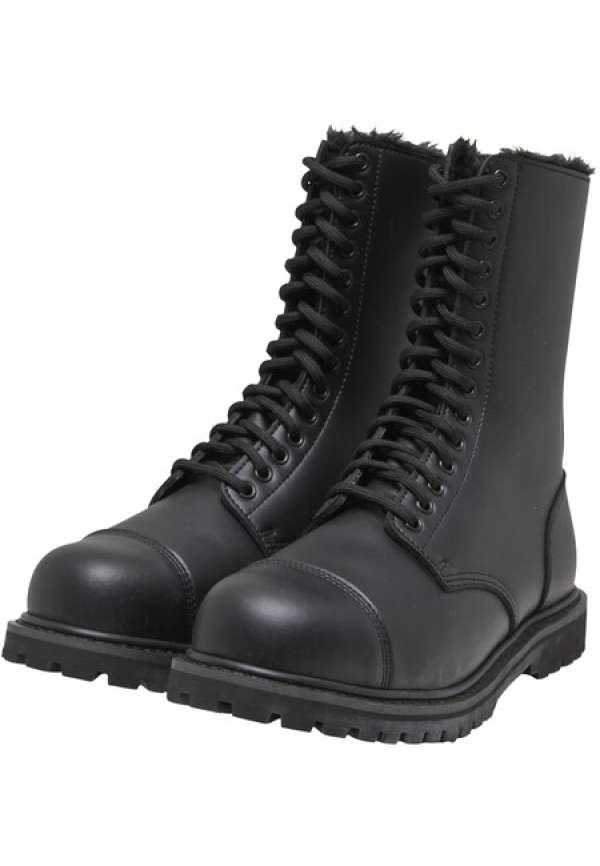 Brandit Phantom Fur Liner 14 Eyelet Boots black