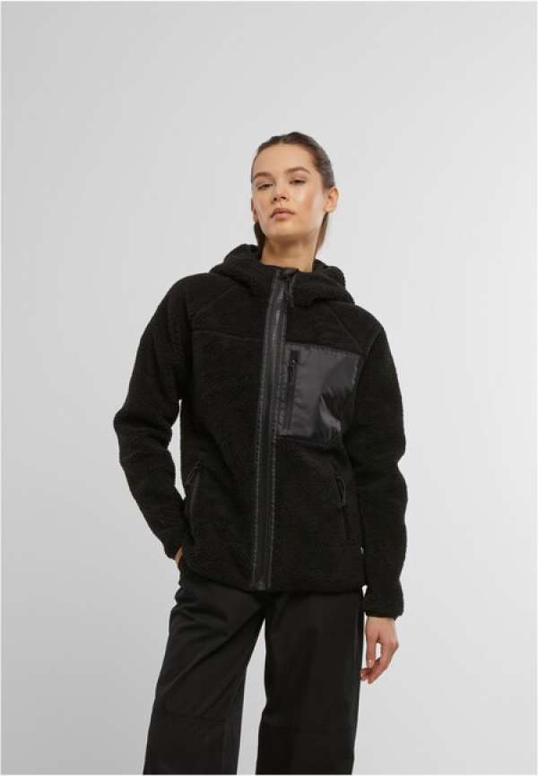 Brandit Women Teddyfleece Hooded Jacket 15Y black