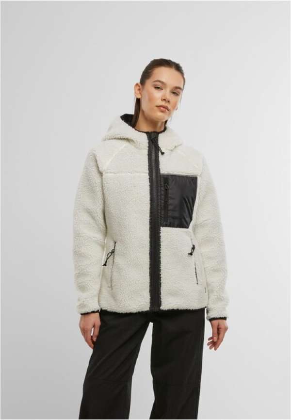 Brandit Women Teddyfleece Hooded Jacket 15Y white