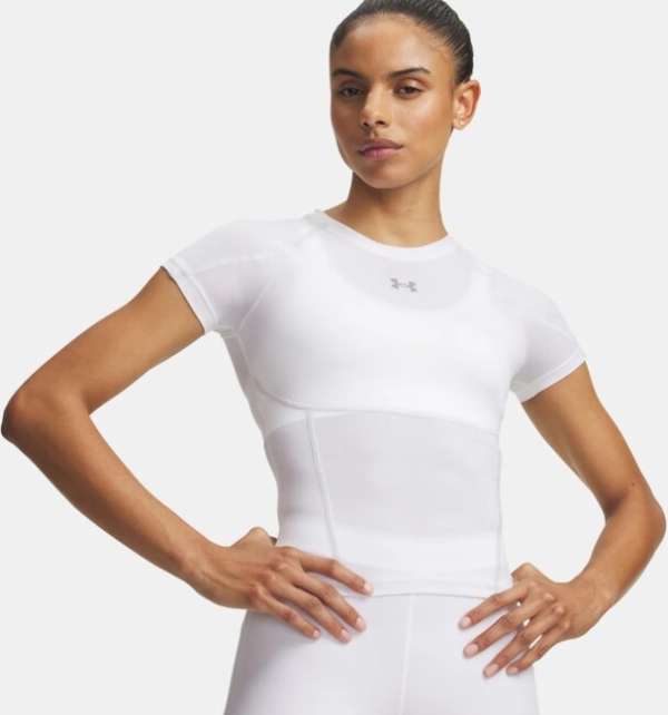 Under Armour HeatGear Elite SS-WHT