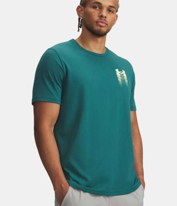 Under Armour UA M BLUR LOGO SS-GRN