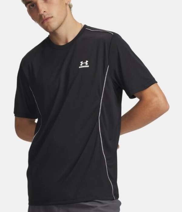 Under Armour UA Tech Sport Short Sleeve-BLK