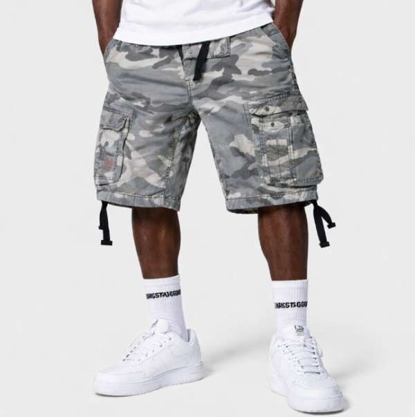 Rovid nadrag Surplus Airborn Vintage Shorts Night Camo