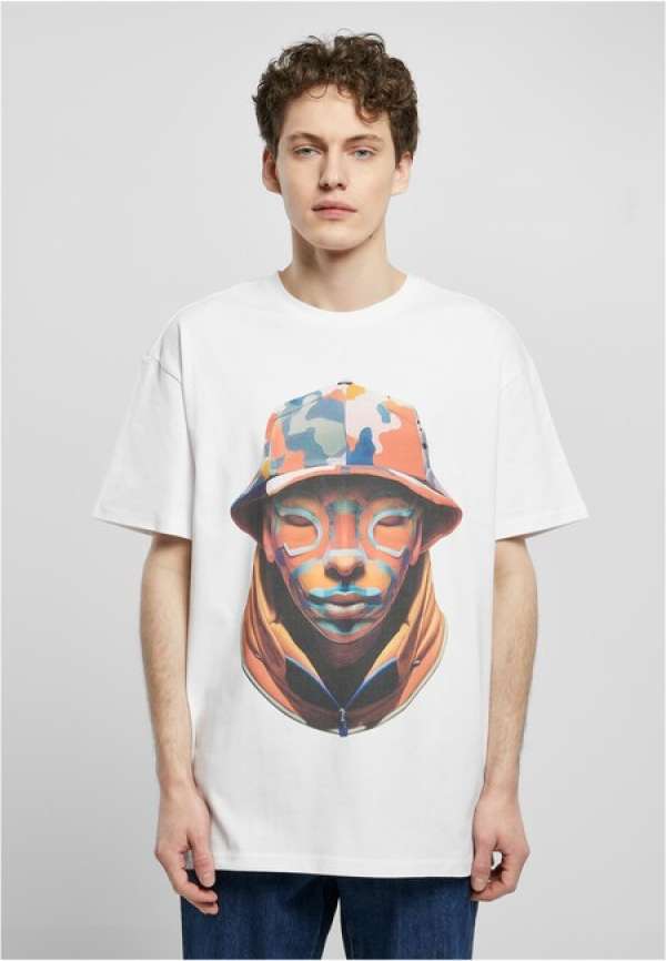 Urban Classics Camouflage Heavy Oversized Tee white