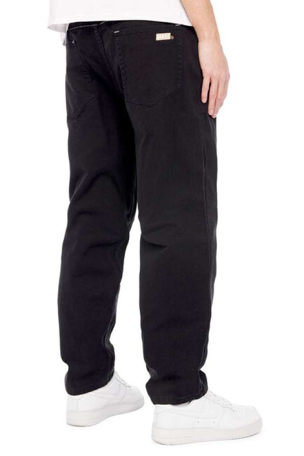 Mass Denim Box Pants Relax Fit black washed