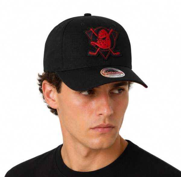 Mitchell & Ness snapback Anaheim Ducks Inferno Classic Red black/red