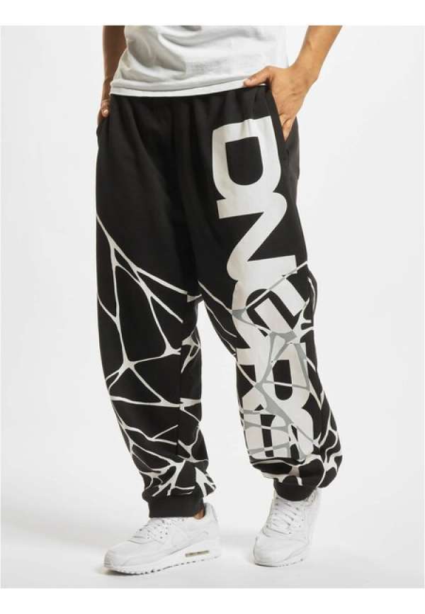 Dangerous DNGRS Comb Sweatpants black white white