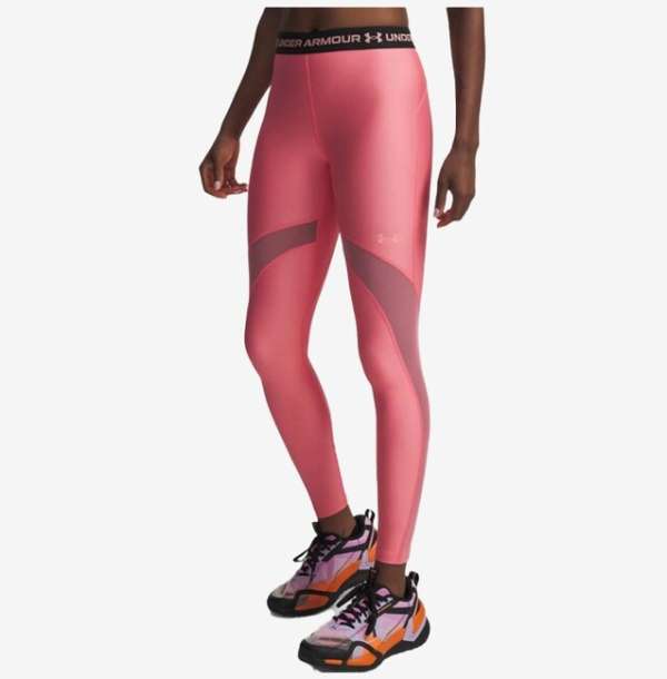 Under Armour HeatGear Mesh Legging-PNK