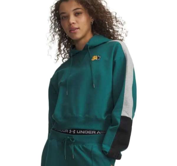 Under Armour Sport Terry Trend Hoodie-GRN