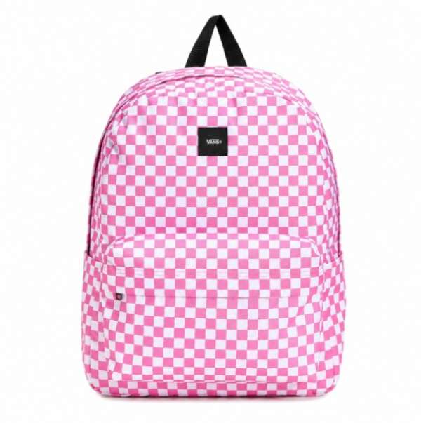 Hatizsak VANS Old Skool Check Backpack Pink