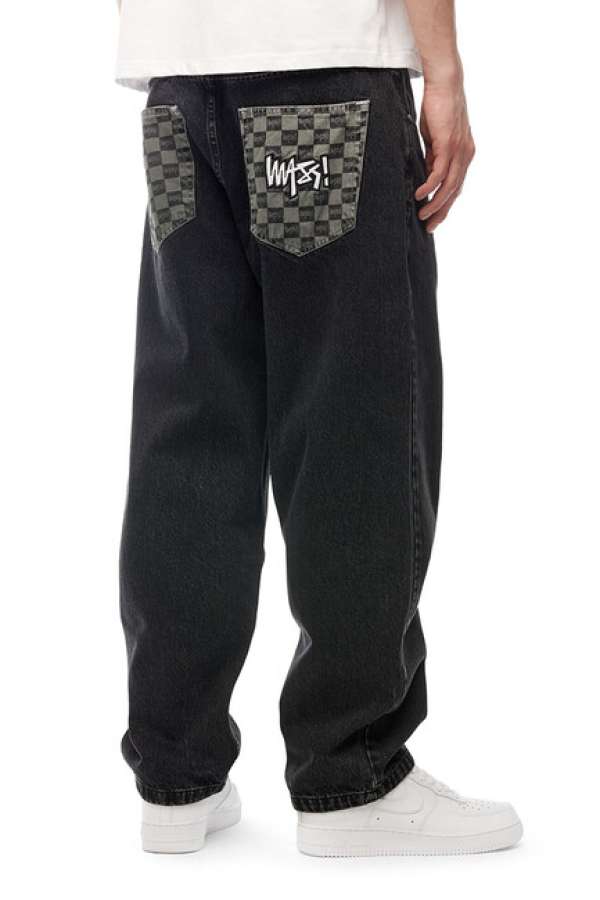 Mass Denim Higher Jeans Extra Baggy Fit black washed