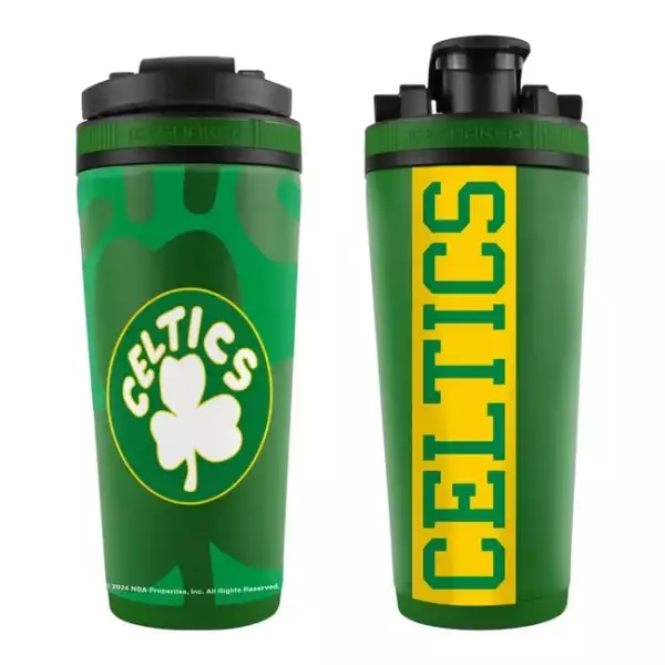 WinCraft NBA 26oz 4D Stainless Steel Ice Shaker Boston Celtics