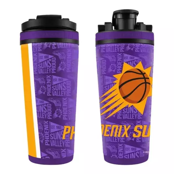WinCraft NBA 26oz 4D Stainless Steel Ice Shaker Phoenix Suns