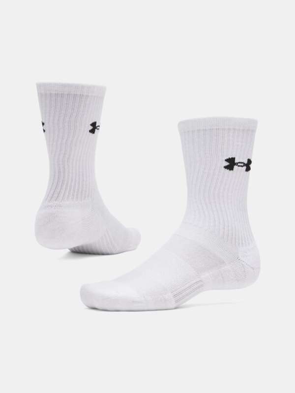 Under Armour UA Performance Cotton 3p Crw-WHT