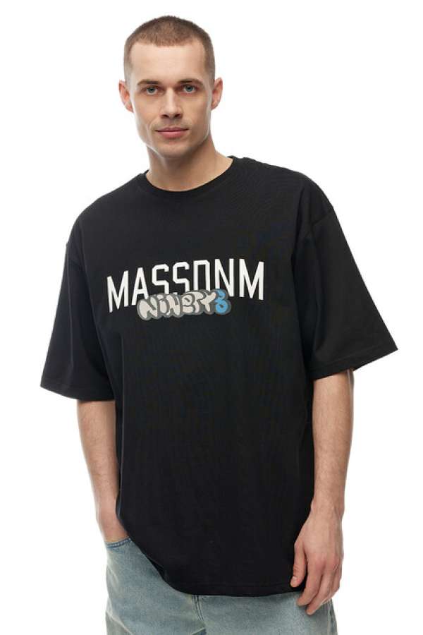 Mass Denim Arch T-shirt black