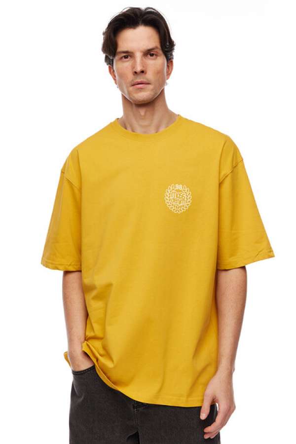 Mass Denim Base Back T-shirt yellow