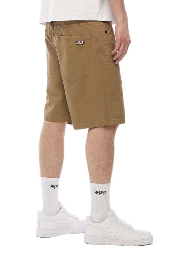 Mass Denim Box Pants Shorts loose fit beige