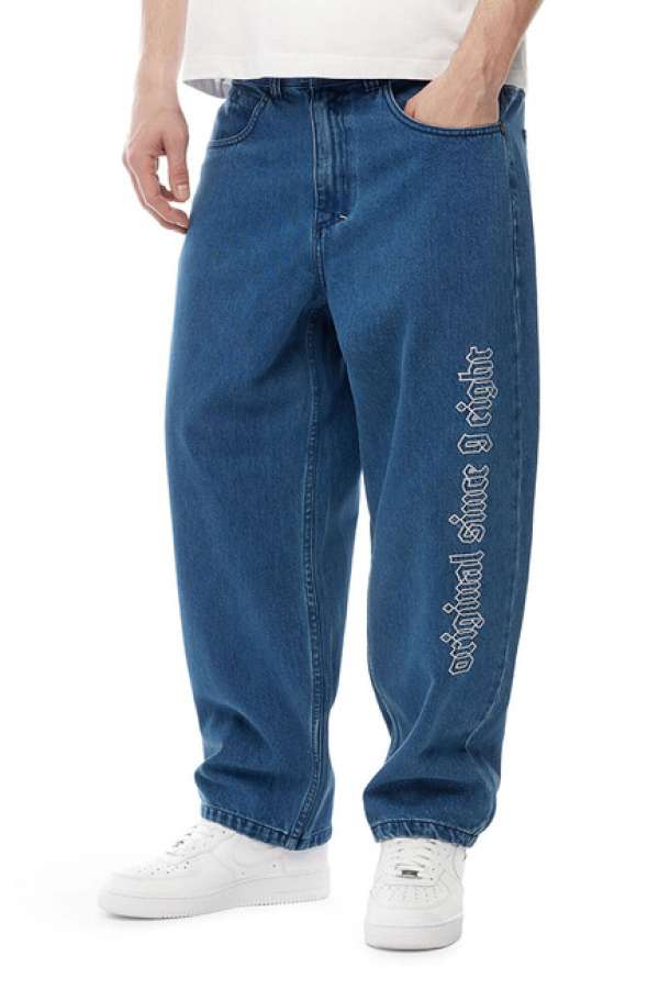 Mass Denim Clan Jeans Extra Baggy Fit blue rinsed