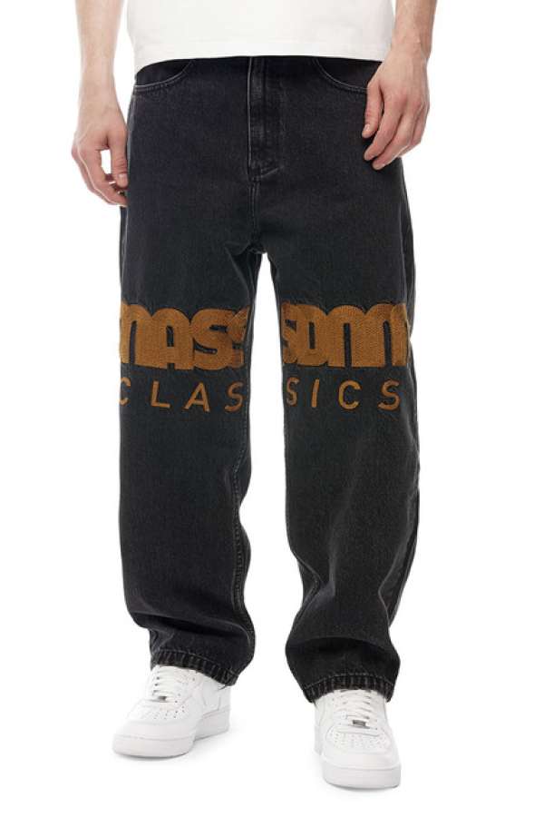 Mass Denim Classics XXL Jeans Extra Baggy Fit black washed