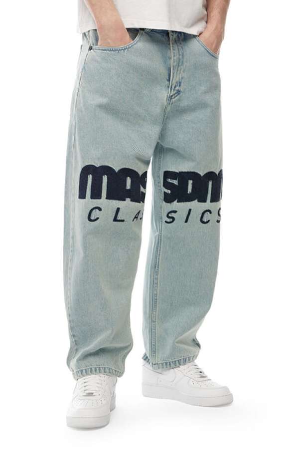 Mass Denim Classics XXL Jeans Extra Baggy Fit light blue
