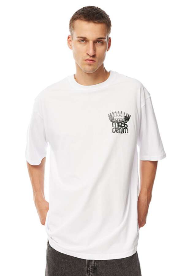 Mass Denim Crown T-shirt white