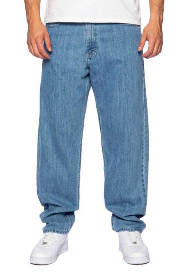 Mass Denim Jeans Slang Baggy Fit light blue