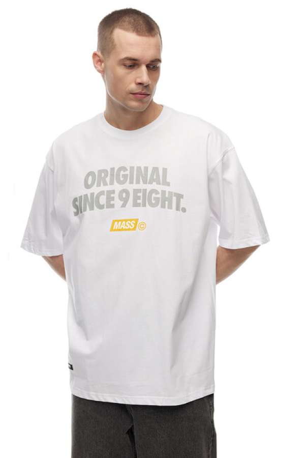 Mass Denim Original Box T-shirt white