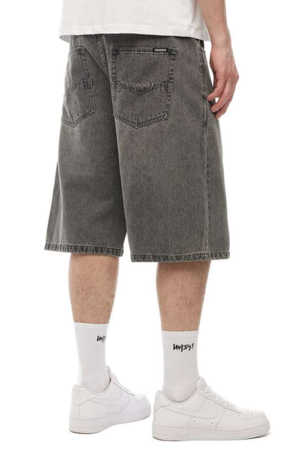 Mass Denim Shorts Jeans Slang baggy fit grey