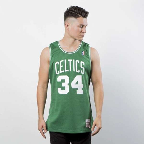 Mitchell & Ness Boston Celtics #34 Paul Pierce green Swingman Jersey