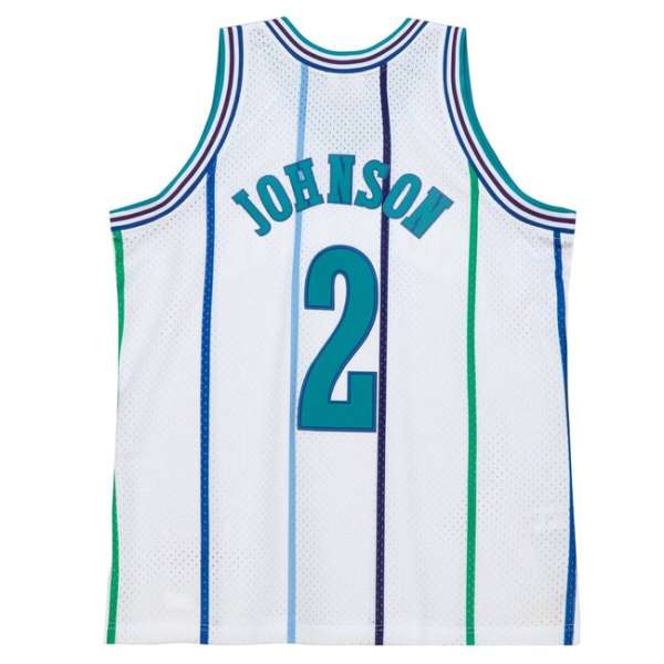 Mitchell & Ness Charlotte Hornets Swingman Jersey Larry Johnson white