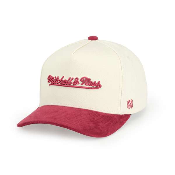 Mitchell & Ness Luxury Script Pro Crown burgundy