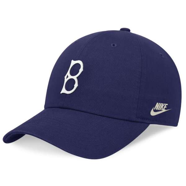 Nike Primetime Club Unctructured Oragnic Cotton Cap Brooklyn Dodgers royal blue