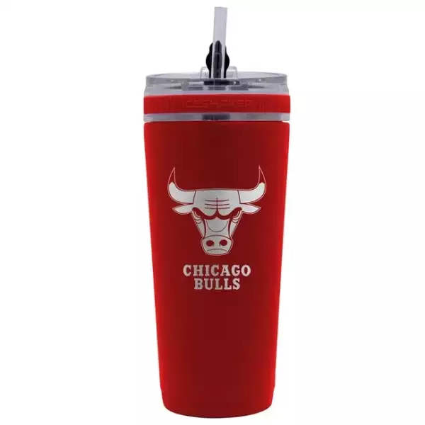 WinCraft NBA 26oz 4D Stainless Steel Ice Shaker Chicago Bulls