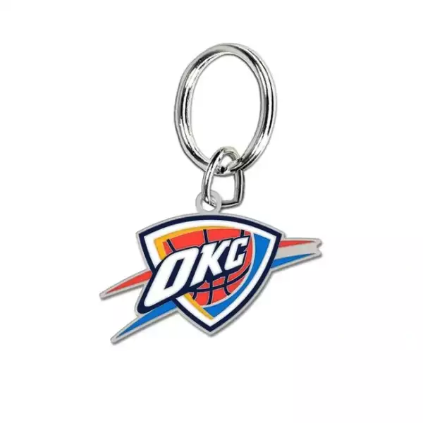 WinCraft NBA Cloisonne Key Ring Carded Oklahoma City Thunder