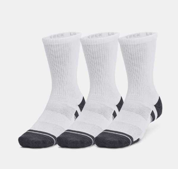 Under Armour UA Performance Tech 3pk Crew-WHT