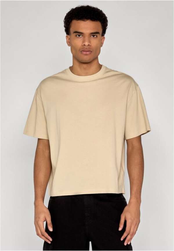 Urban Classics Cropped Oversized Tee sand