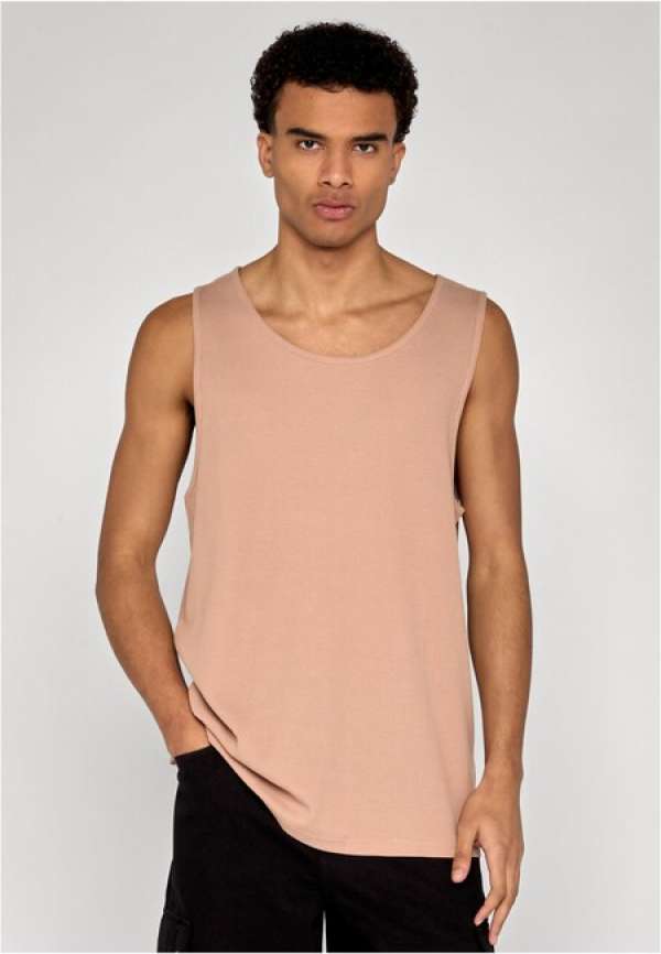 Urban Classics Sleeveless Waffle Tanktop brownmocca