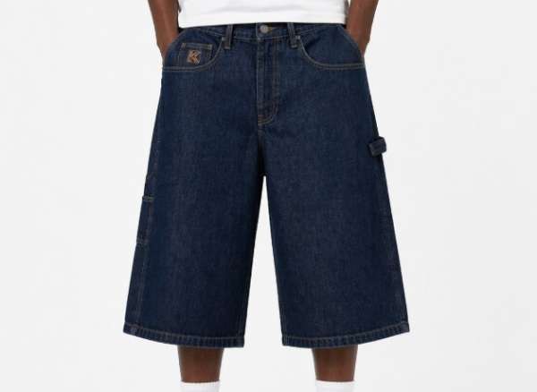 Karl Kani OG Rinsed Relaxed Baggy Workwear Jorts blue