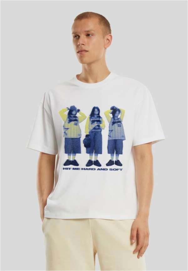 Mr. Tee Billie Eilish Hit me Hard and Soft Oversize Tee white