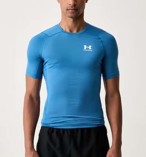 Under Armour HEATGEAR Comp SS-BLU