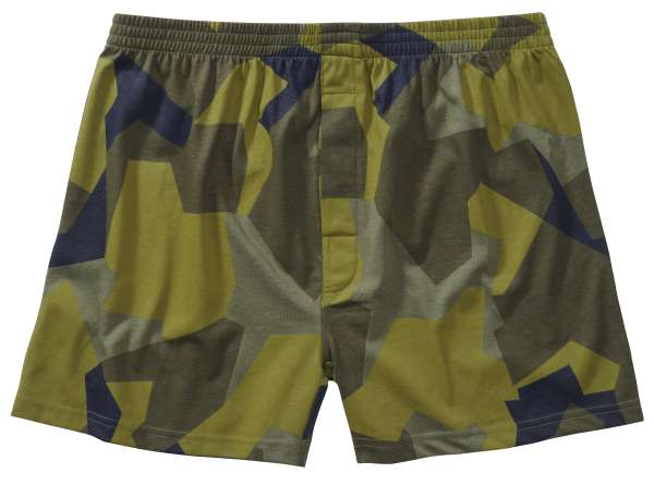 Brandit Boxer Shorts swedish camo M90