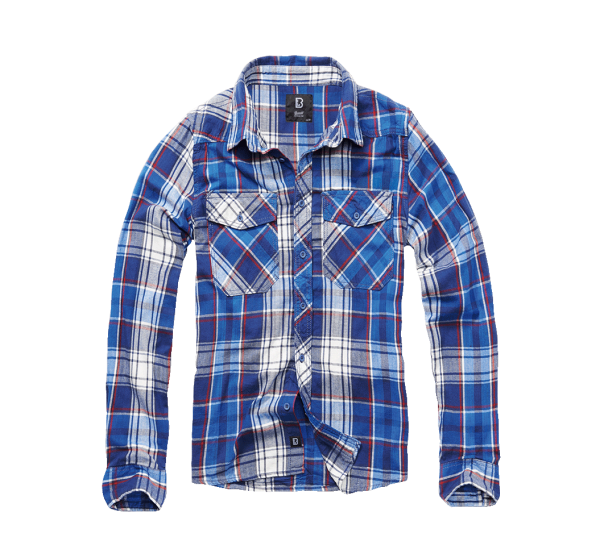 Brandit Check Shirt Long Sleeve navy