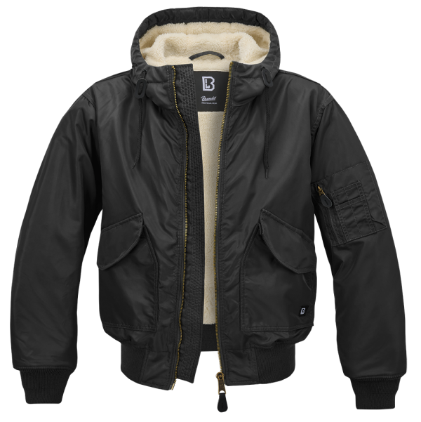 Brandit CWU Jacket Hooded black