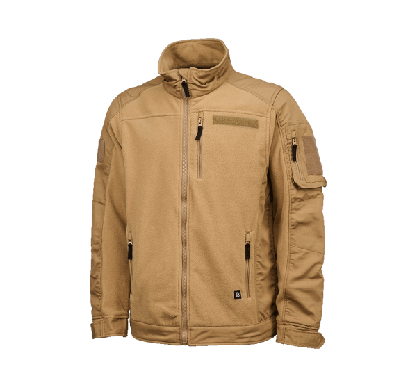 Brandit Fleece Ripstop Jacket camel