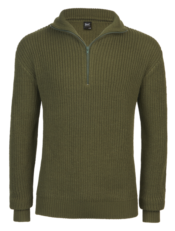 Brandit Marine Pullover Troyer olive