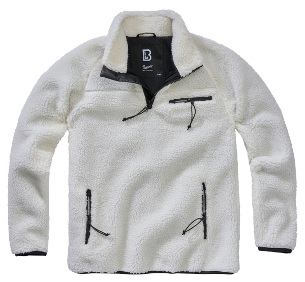 Brandit Teddyfleece Troyer white